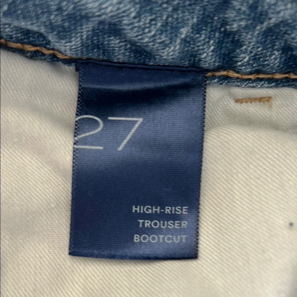 Anthropologie Pilcro High Rise Trouser Boot Leg Jeans size 27 - Picture 9 of 11